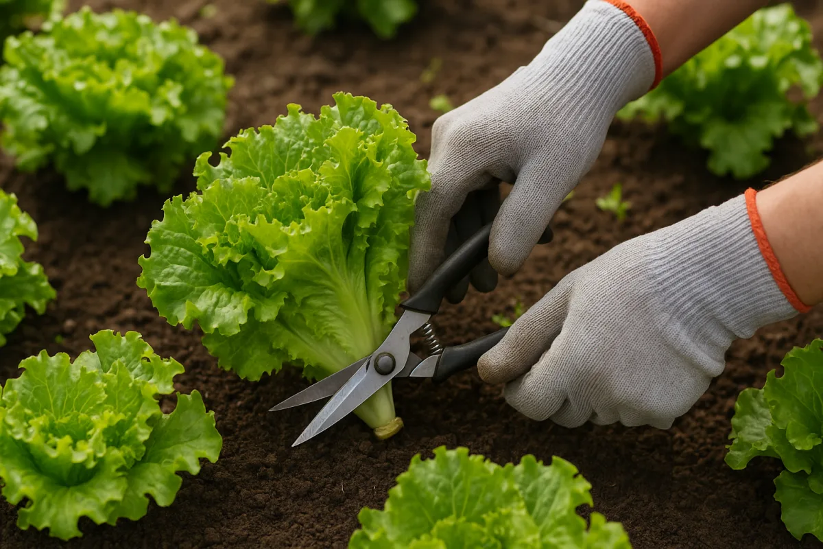 Pianta di lattuga: come ottenere raccolti continui con il metodo del taglio giusto