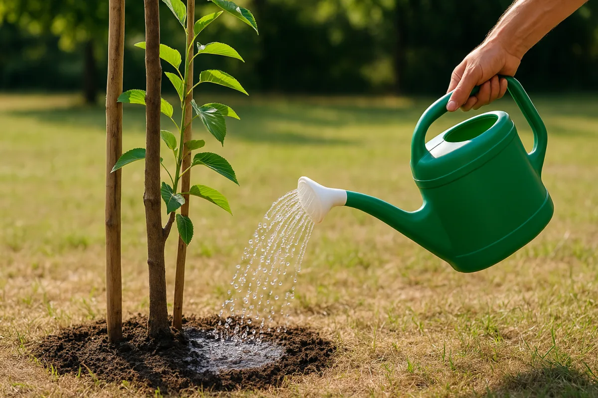 Come irrigare correttamente alberi giovani in estate: la frequenza raccomandata dagli esperti