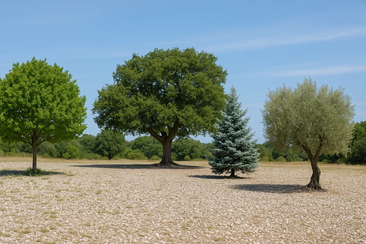 Quali alberi crescono bene in terreni calcarei? La selezione che limita problemi di clorosi