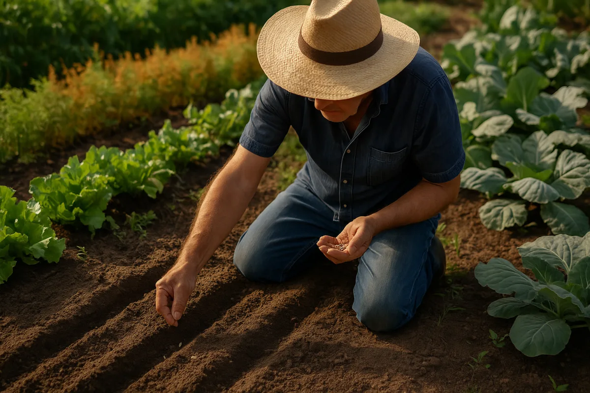 Il primo d'agosto nell'orto: cosa seminavano i contadini pensando già all'autunno