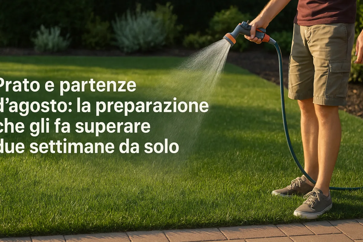 Prato e partenze d'agosto: la preparazione che gli fa superare due settimane da solo