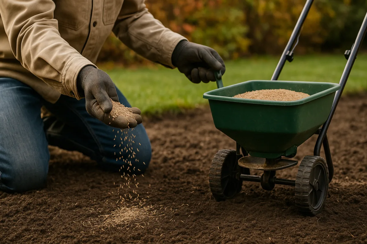 Semina del prato in autunno: il preparativo che fa la differenza a primavera