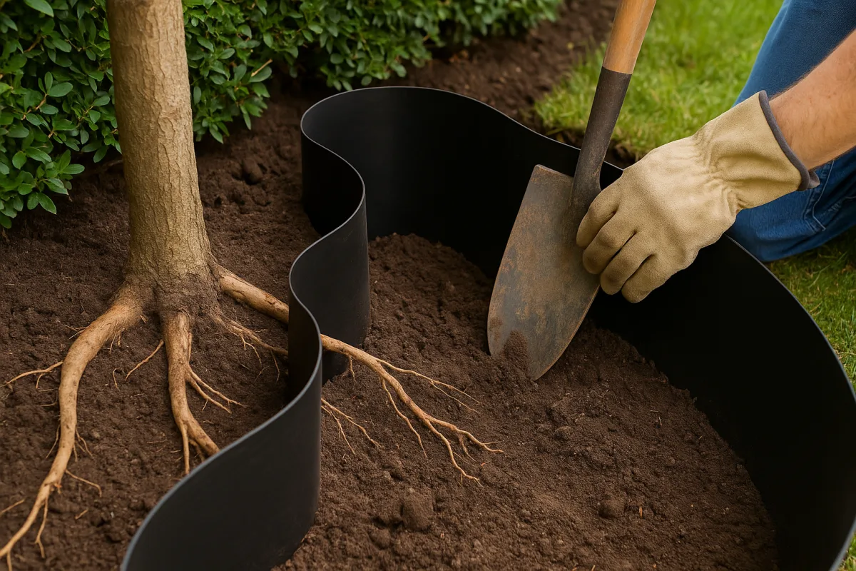 Barriera anti-radici nel giardino: i materiali che funzionano davvero sotto terra