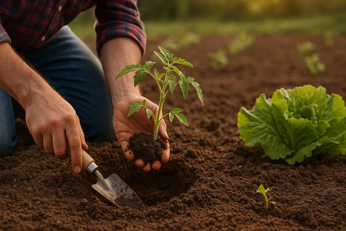 A che ora trapiantare i pomodori: la finestra del giorno che riduce lo stress