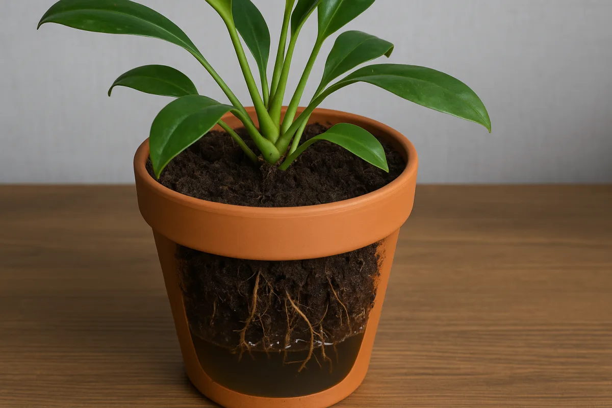 Vaso senza fori di drenaggio: cosa succede davvero alle radici in poche ore