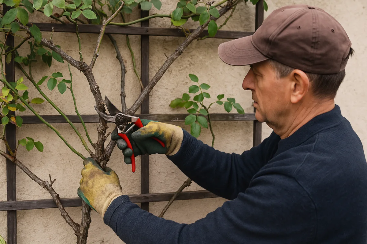 Quando si pota una rosa rampicante vecchia: il recupero che restituisce vigore