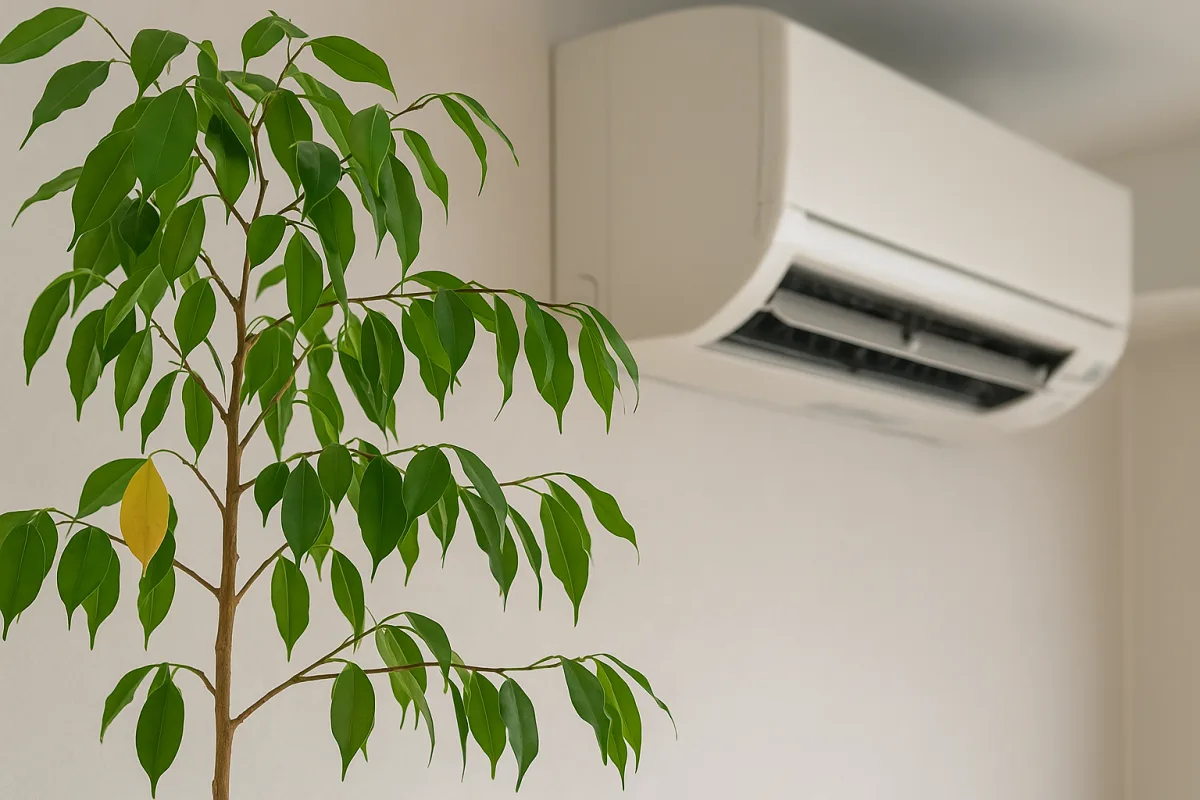 Ficus benjamina e aria condizionata: come evitare la caduta improvvisa delle foglie