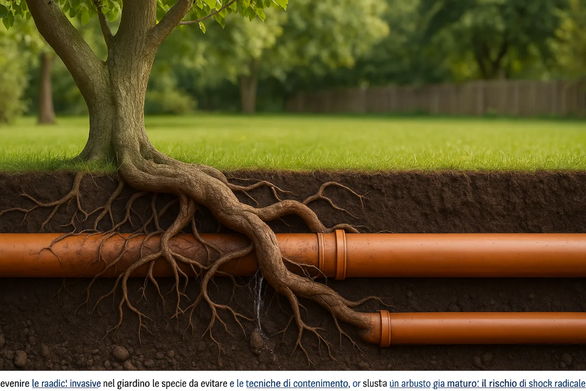 Radici e tubature interrate: il rischio reale e come prevenirlo in giardino