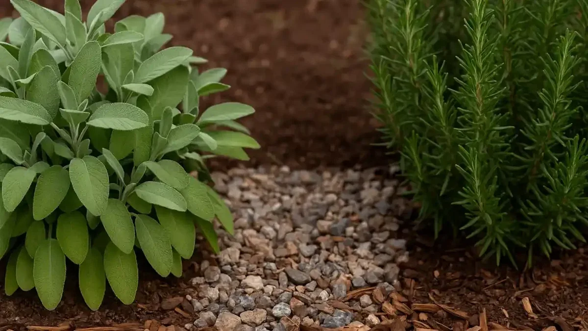 Salvia e rosmarino nella stessa aiuola: come bagnarli senza lasciare il terreno sempre umido