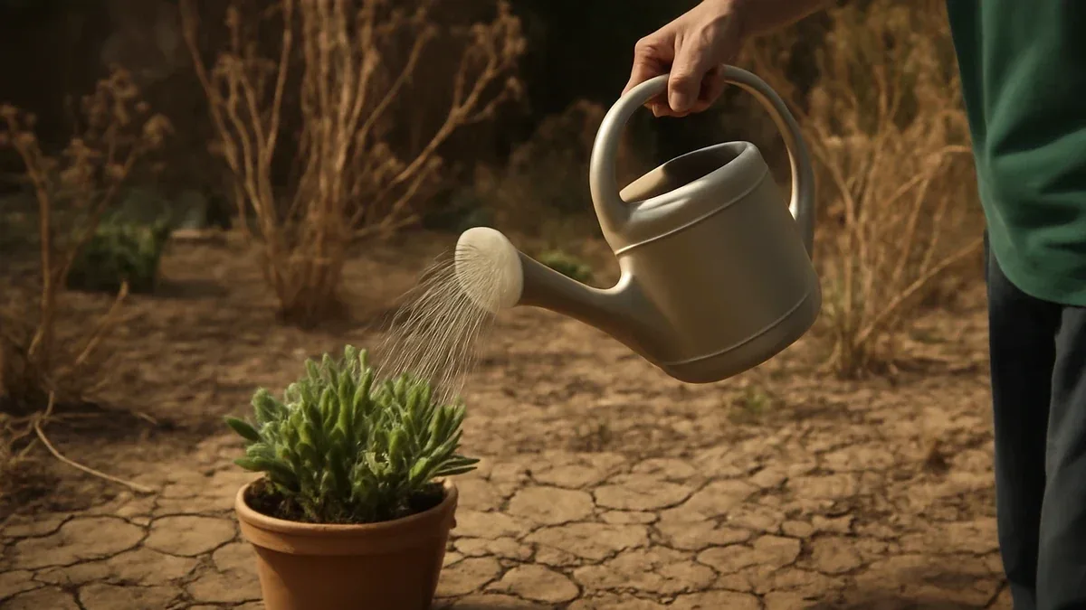 Vaso allagato dopo un'annaffiatura eccessiva: cosa fare prima di bagnare di nuovo