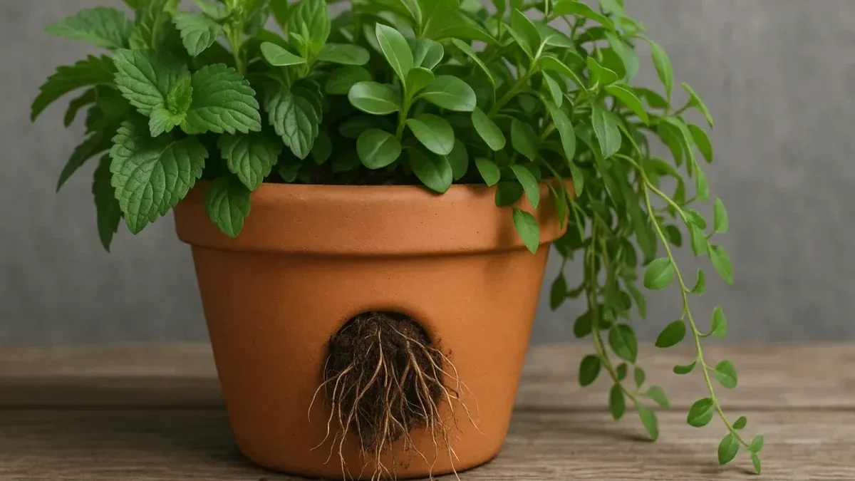 Menta in vaso: quale dimensione scegliere per contenere le radici