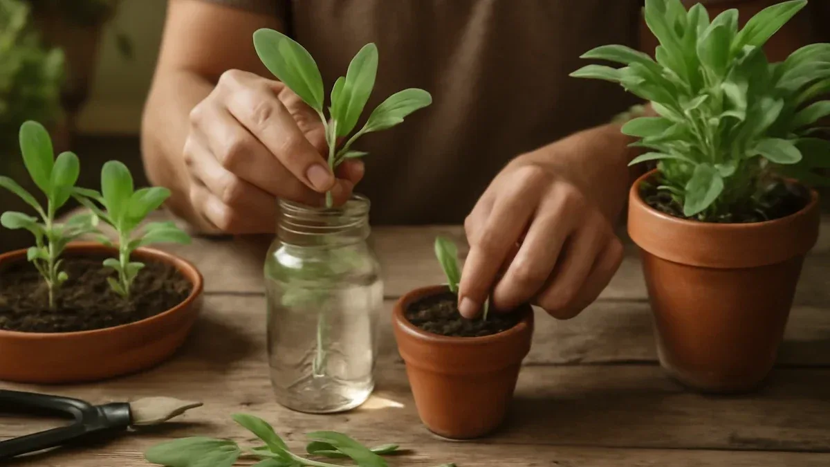 Come potare la salvia in vaso senza tagliare troppo il legno vecchio