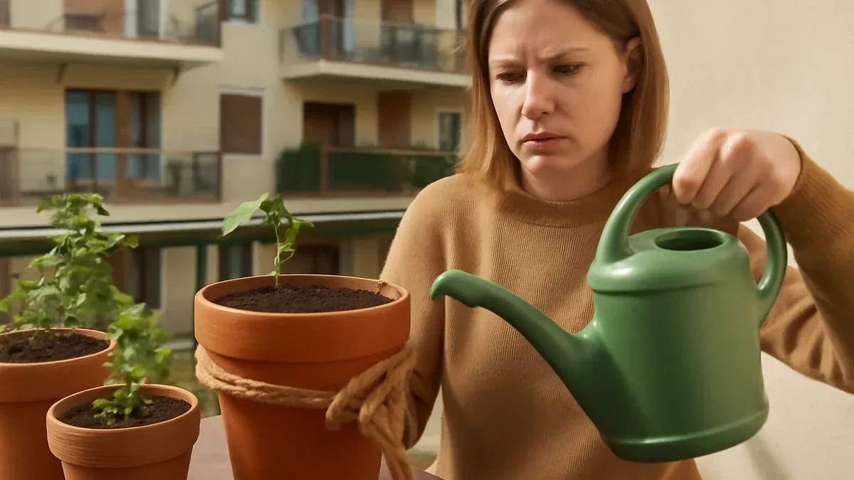 Come capire se una pianta in vaso ha bisogno d'acqua controllando il terriccio