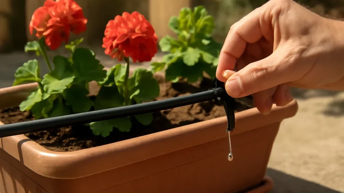 Gocciolatori per vasi sul balcone: come verificare che l’acqua arrivi a ogni pianta