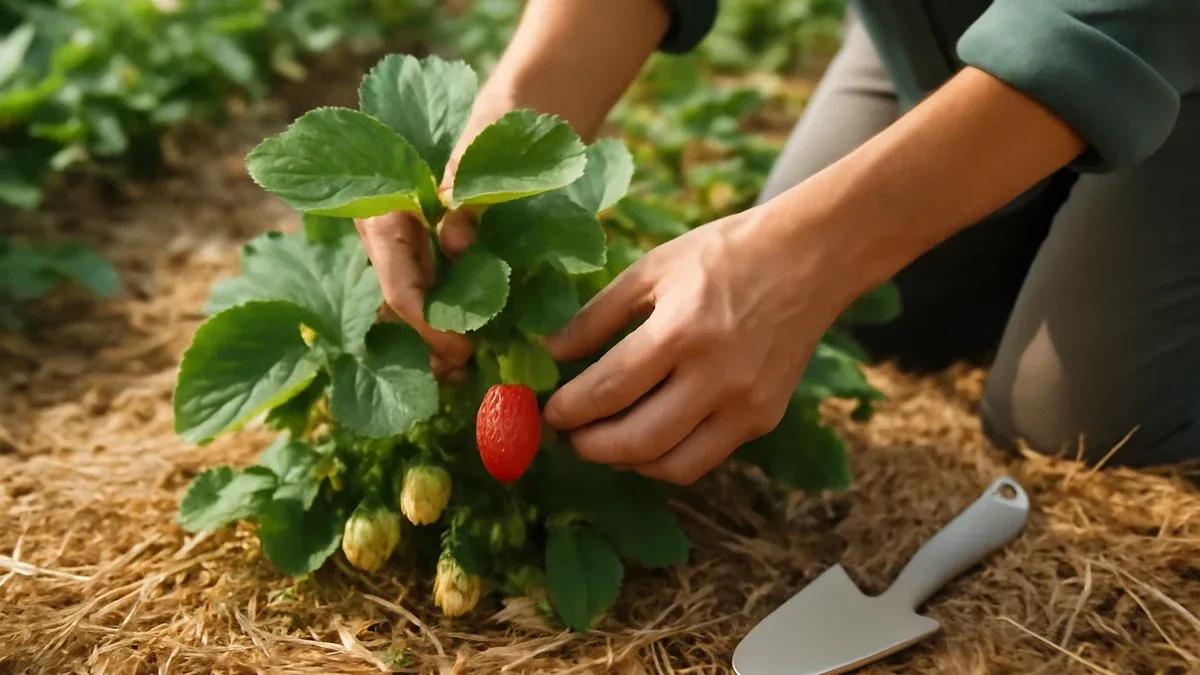 Fragole appoggiate sul terreno: come proteggere i frutti dal contatto con la terra
