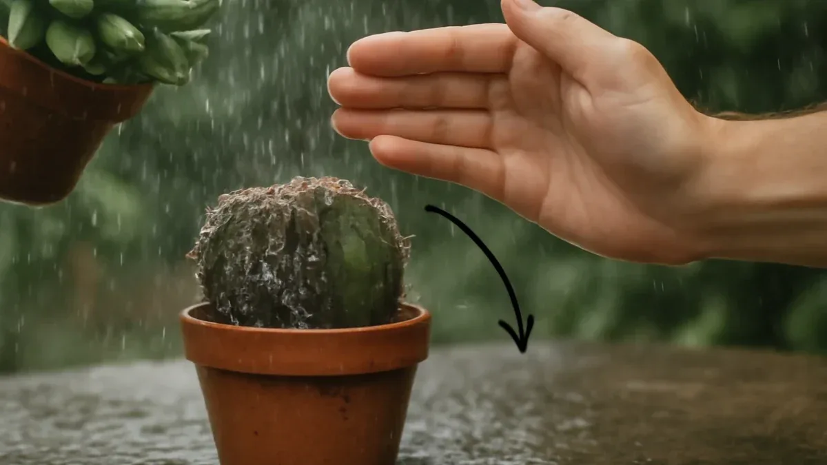 Piante in vaso dopo una grandinata: quali danni controllare prima di potare
