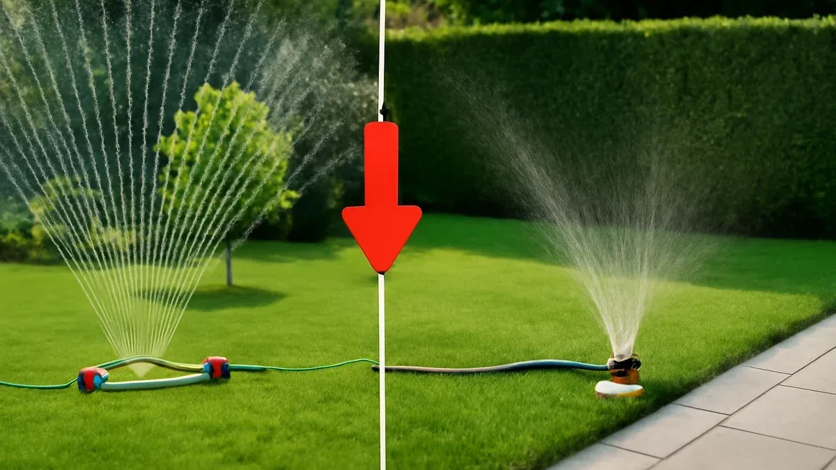 Prato attorno agli irrigatori: come tagliare l’erba senza colpire le testine
