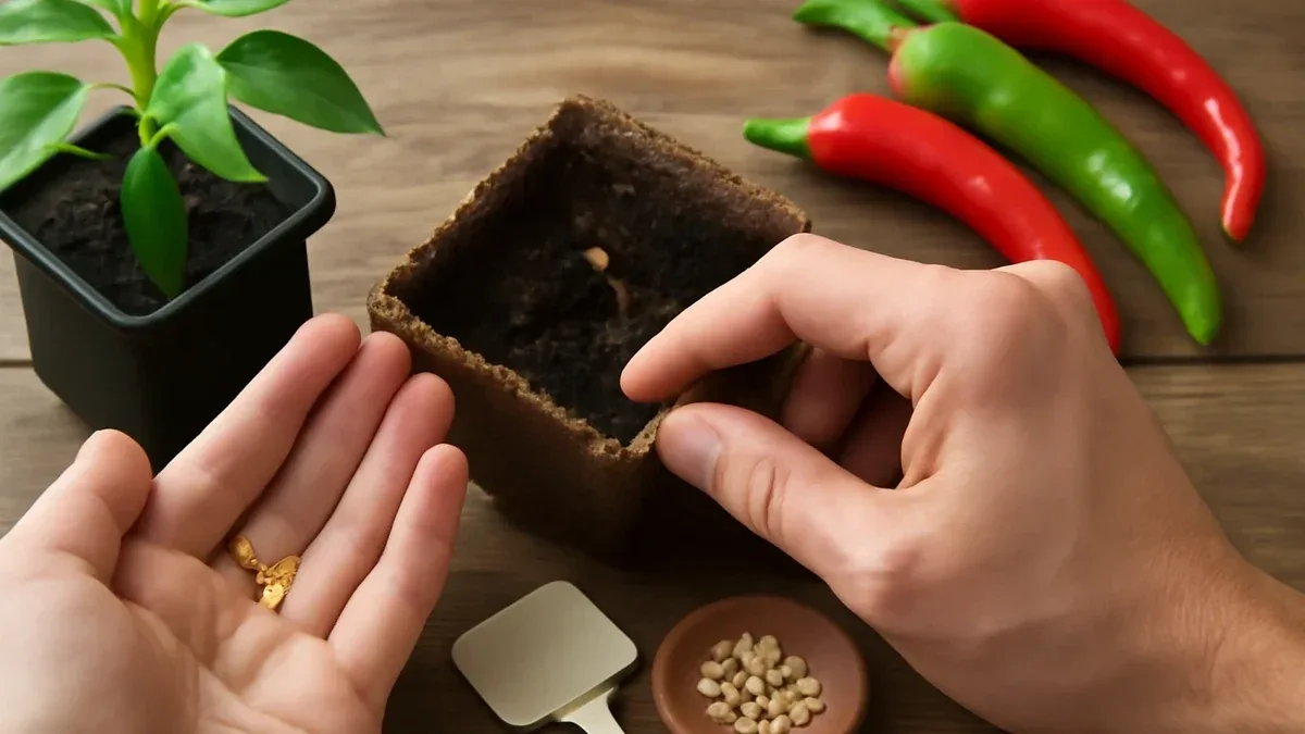 Trapiantare peperoni nell’orto: come maneggiare il pane di terra e bagnare la buca