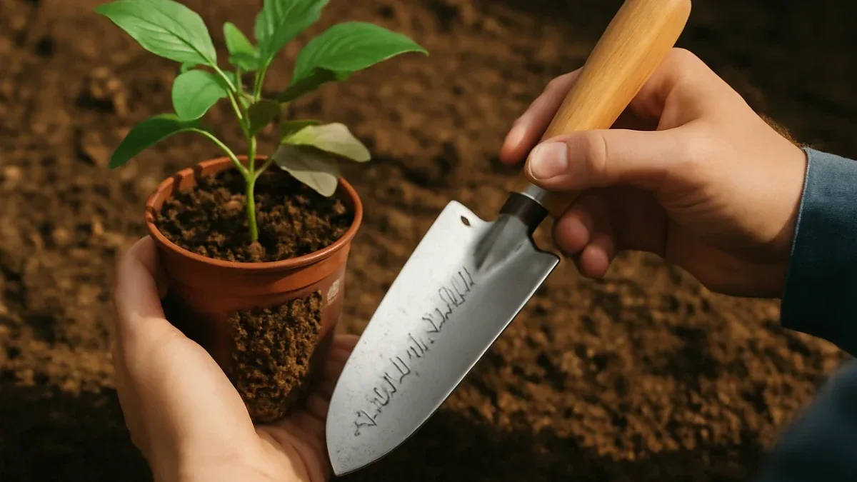 Come scegliere una paletta da giardino per vasi piccoli e terreno compatto