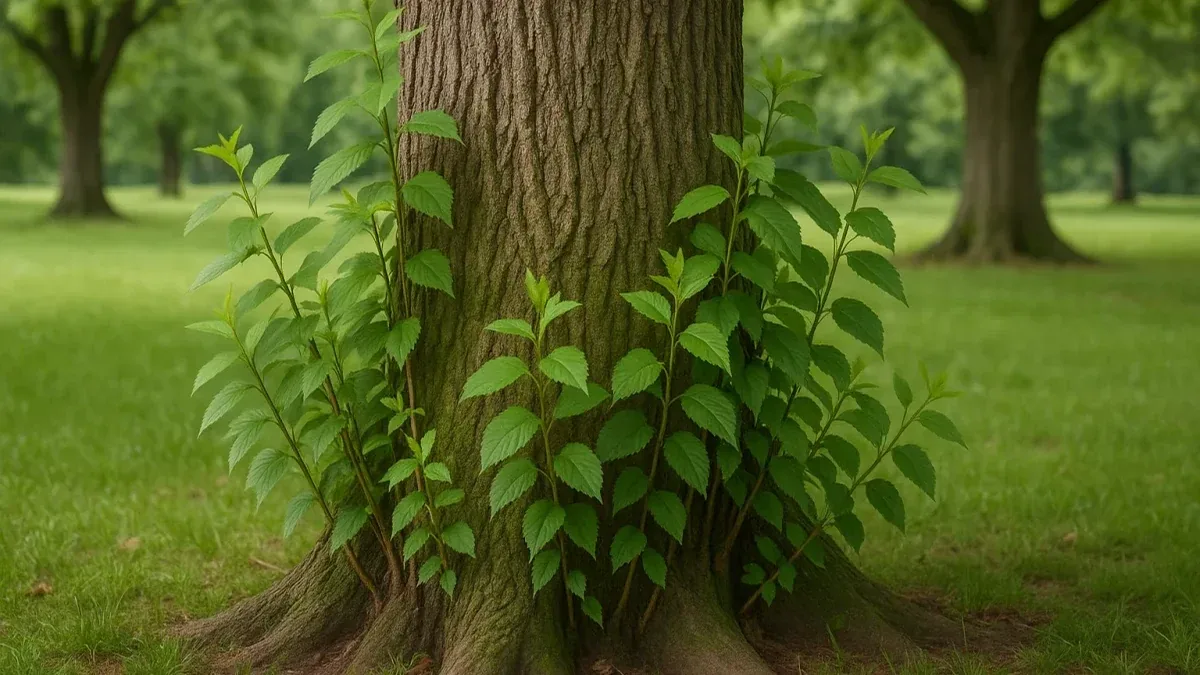 Albero con polloni alla base: come riconoscerli e decidere se rimuoverli