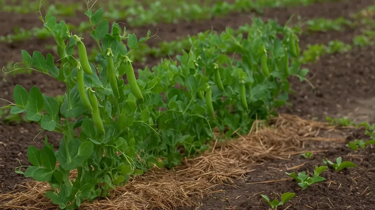 Semina dei piselli in autunno: clima e protezioni