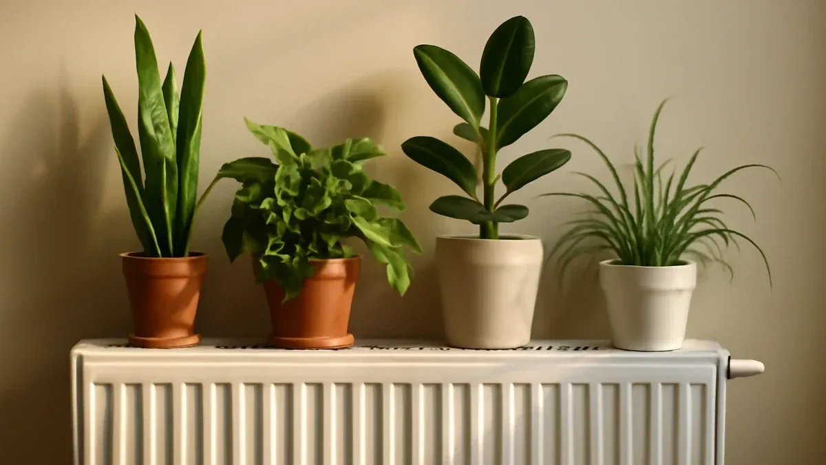 Piante in vaso vicino al termosifone: cosa osservare